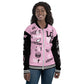 V-Varsity Bomber Jacket Pink