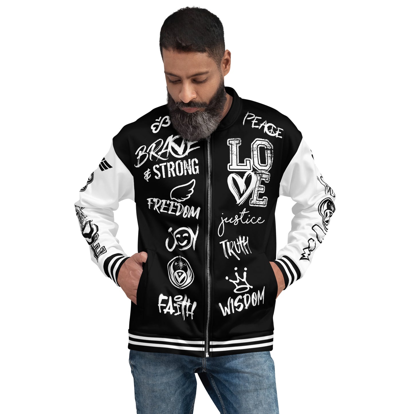 V-Varsity Bomber Jacket BW