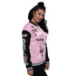 V-Varsity Bomber Jacket Pink