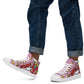 "Brave & Strong" Bubblegum Pink High Top Shoes