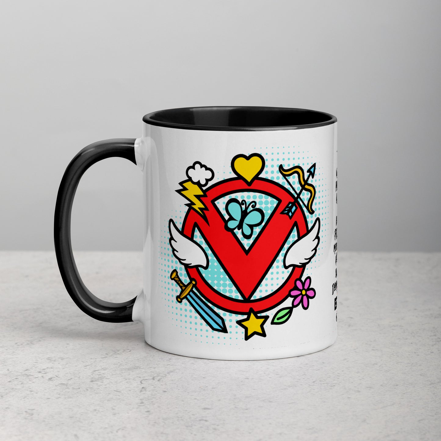 V-RED Mug con Color Interior