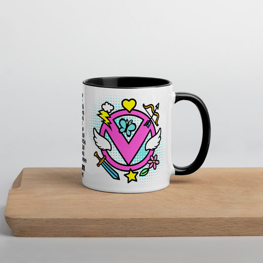 V-PINK Mug con Color Interior
