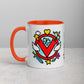 V-RED Mug con Color Interior