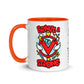 Brave & Strong Mug with Color Inside 11oz