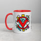 V-RED Mug con Color Interior