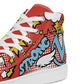 "Brave & Strong" Hero Red Women's High Top Shoes