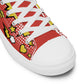 "Brave & Strong" Hero Red Women's High Top Shoes