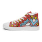 "Brave & Strong" Hero Red Women's High Top Shoes